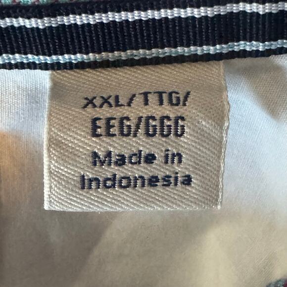 Penguin Men’s Button Down Shirt Blue Green Plaid Long Sleeve NWT Size 2XL - Picture 9 of 11